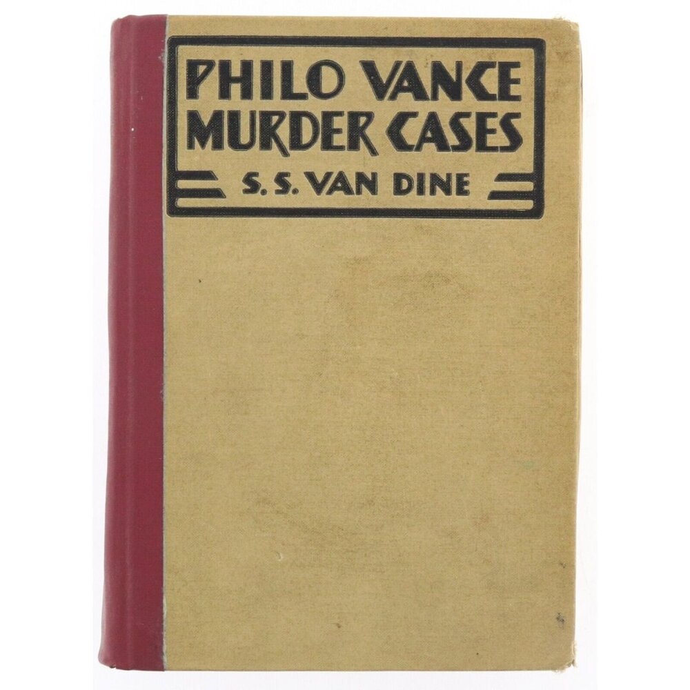 1st Edition 1936 Philo Vance Murder Cases S S Van Dine Mystery Scribners Sons NY